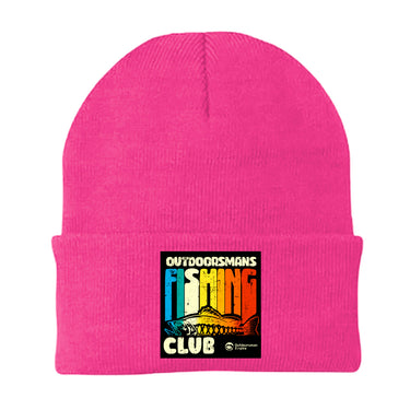 Outdoorsman Fishing Club Embroidered Beanie